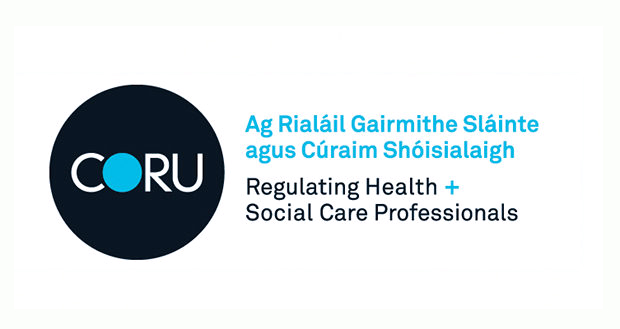 CORU - Health and Social Care Professionals Council Ireland registration logo